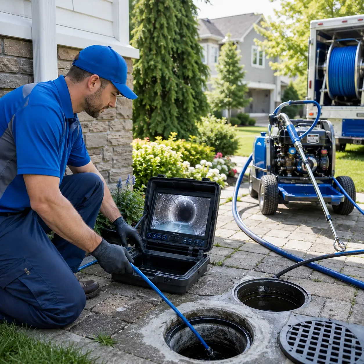 Outdoor drain cleaning professionals serving Belvidere, NJ